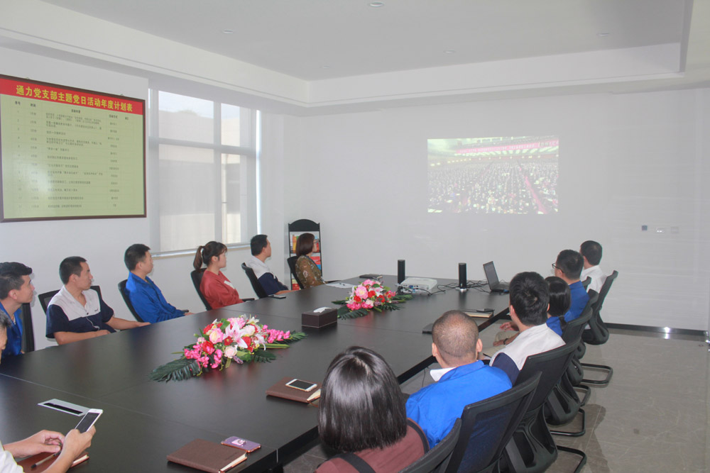 通力喜迎十九大，共筑通力夢