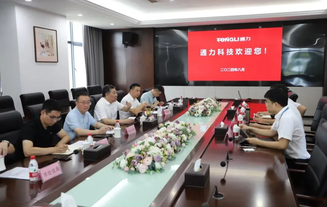 瑞安市委常委、副市長(zhǎng)林政洪一行調(diào)研通力科技