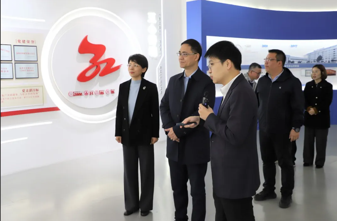 溫州市國防動員辦公室黨組書記、主任池曉榮一行調(diào)研通力科技